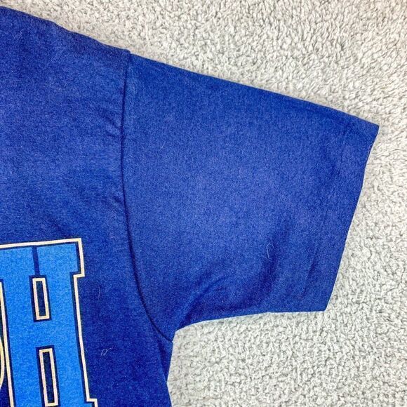 Swedish Pride Shirt Mens Medium Blue Casual Vintage Single Stitch FOTL USA Made - Picture 4 of 12